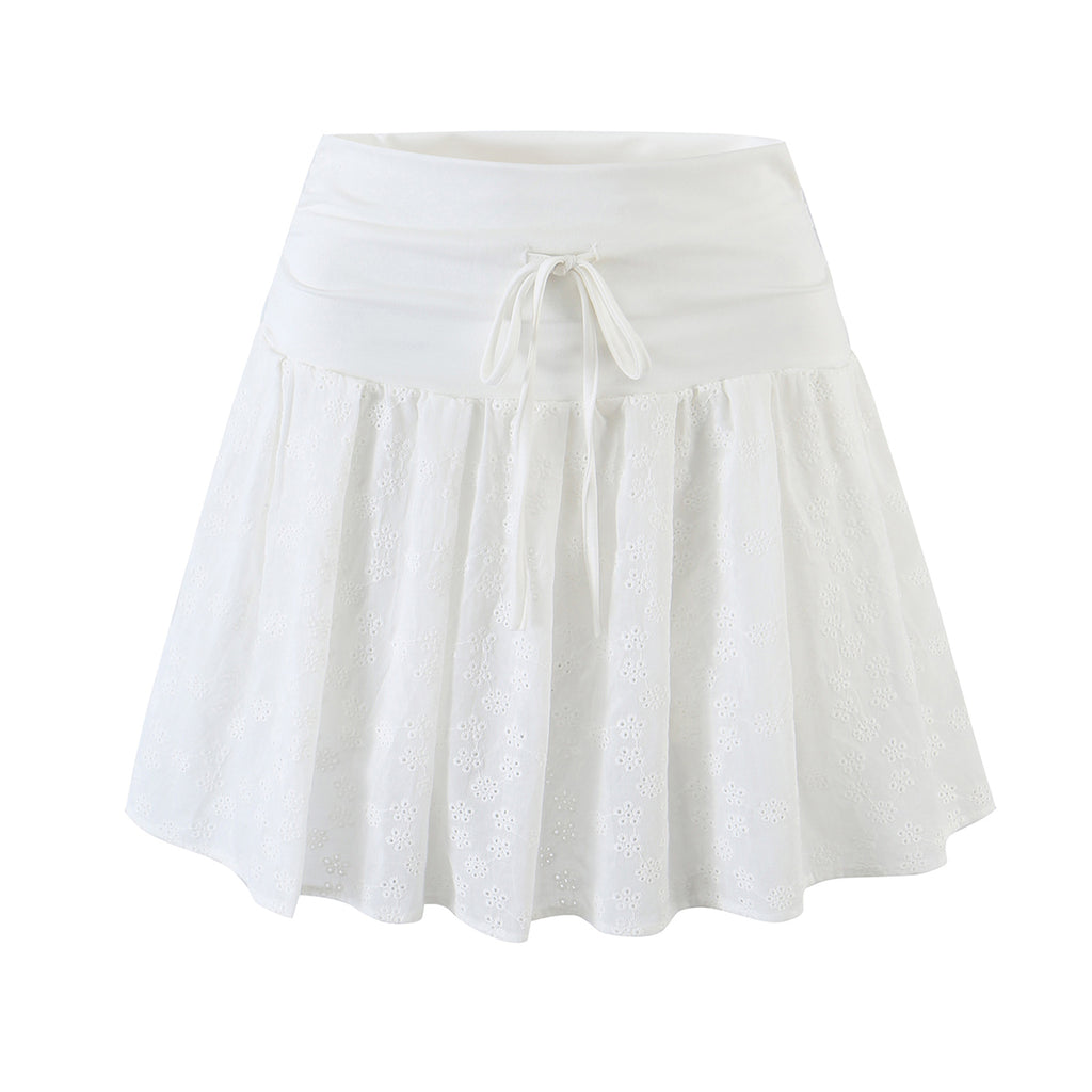White skirt