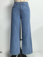 Women's High-Waist Wide-Leg Jeans