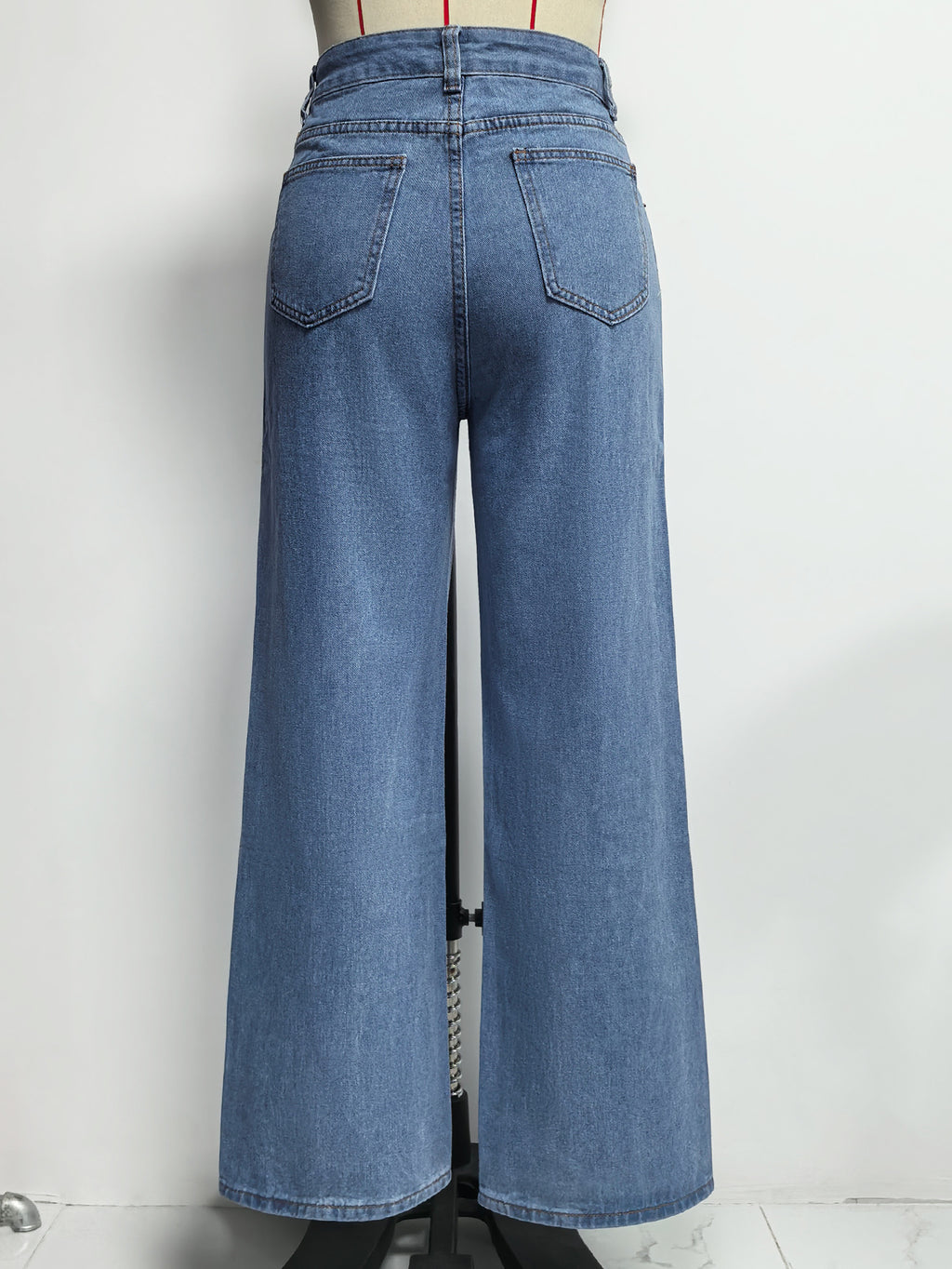 Women's High-Waist Wide-Leg Jeans