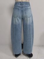 Women's High-Waist Straight-Leg Jeans