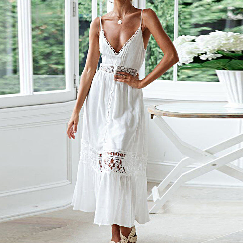 Strap Lace Cover Up Swimwear