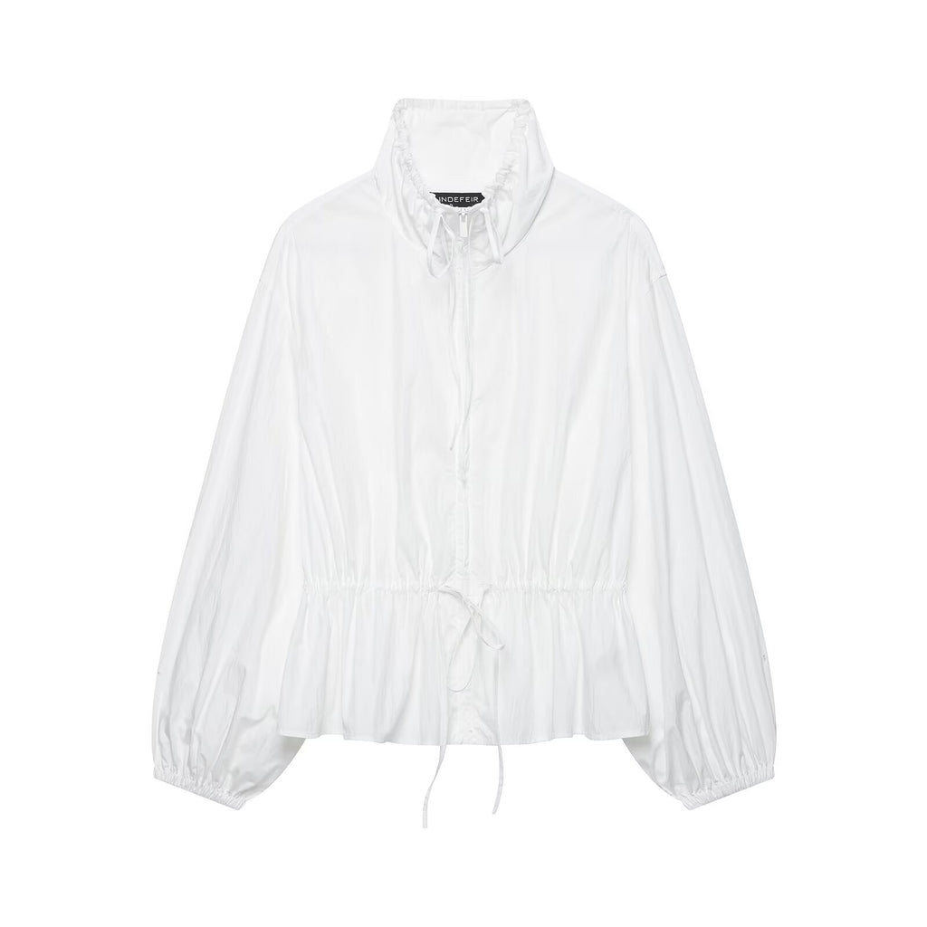 Women's Stand-Collar Nylon Coat