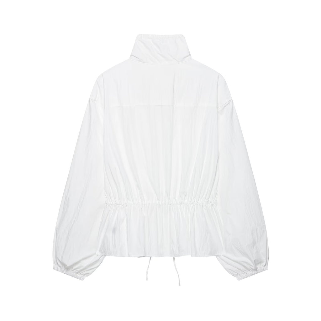 Women's Stand-Collar Nylon Coat