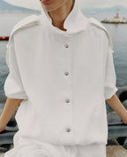 Women's Stand-Collar Bomber Jacket