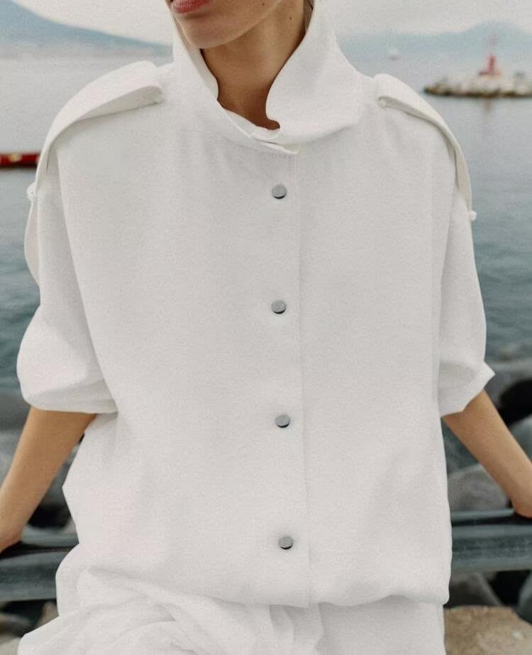 Women's Stand-Collar Bomber Jacket