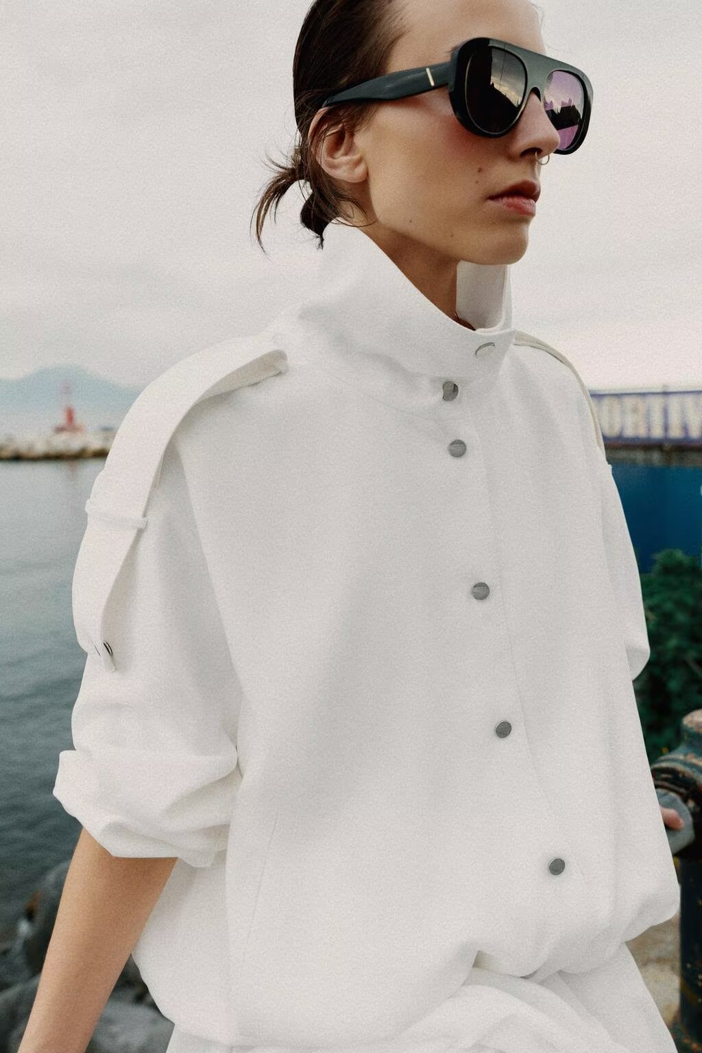 Women's Stand-Collar Bomber Jacket