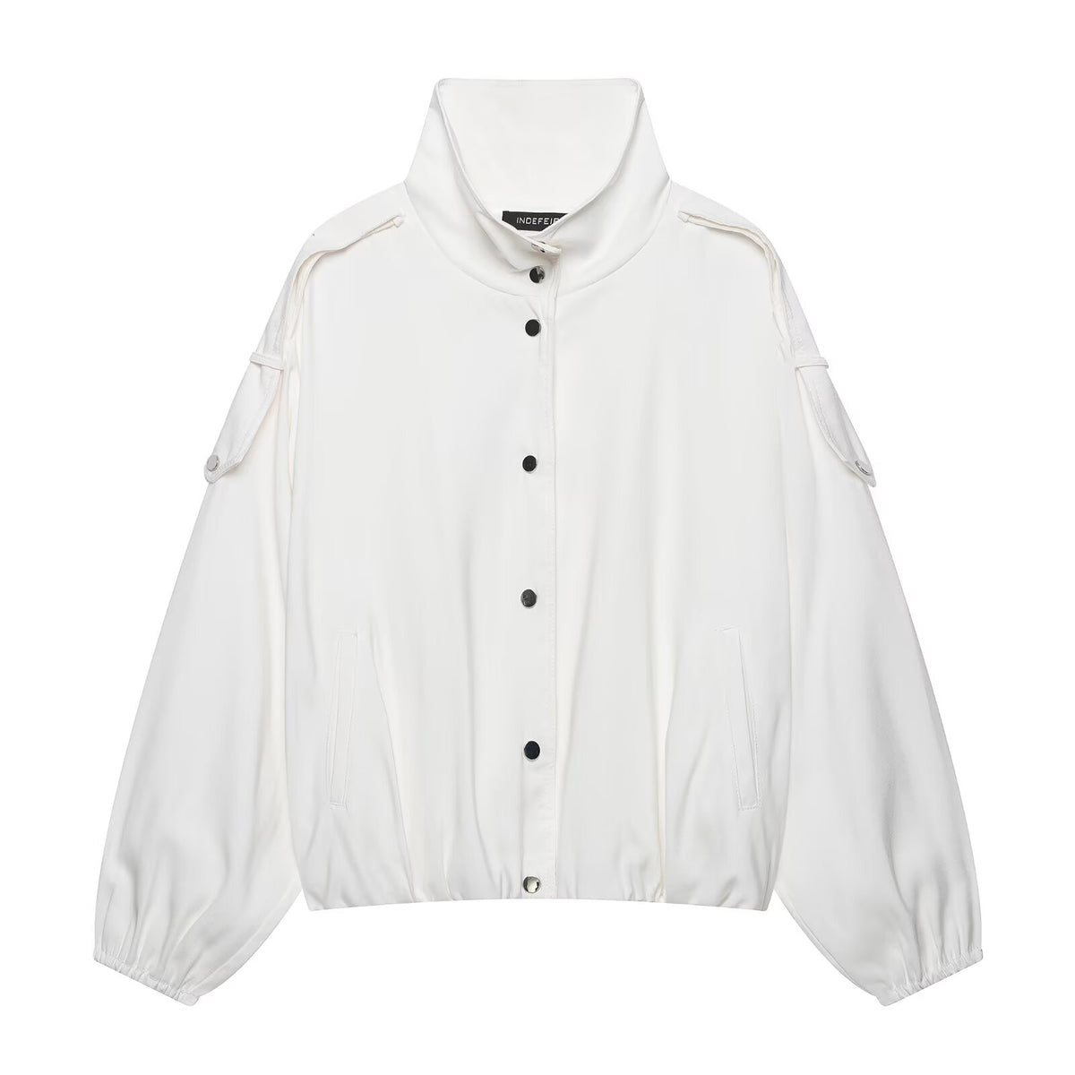 Women's Stand-Collar Bomber Jacket