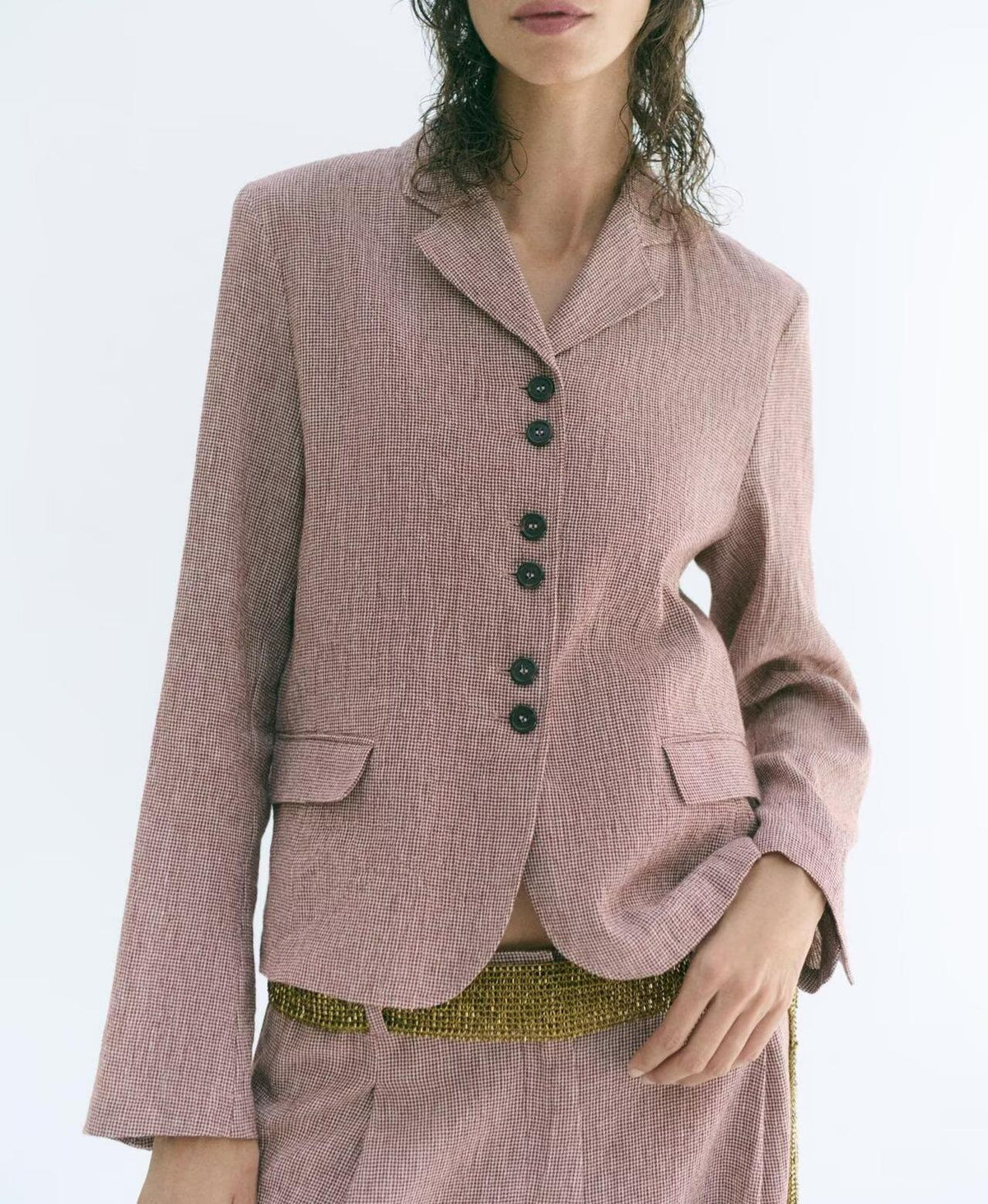 Linen Collared Blazer