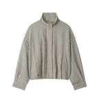 Women's Plaid Bomber Jacket
