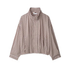 Women's Plaid Bomber Jacket