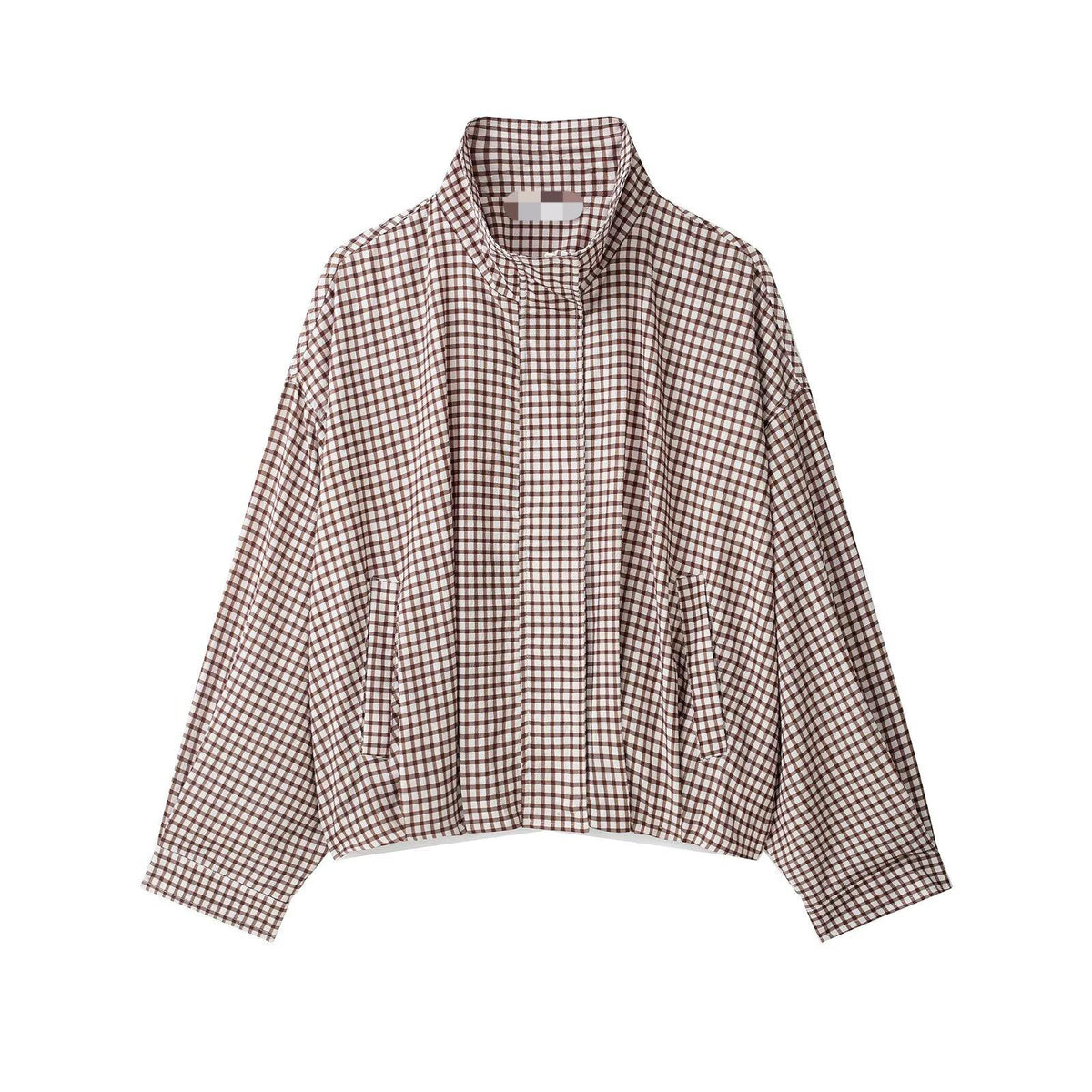 Beige Brown Grid