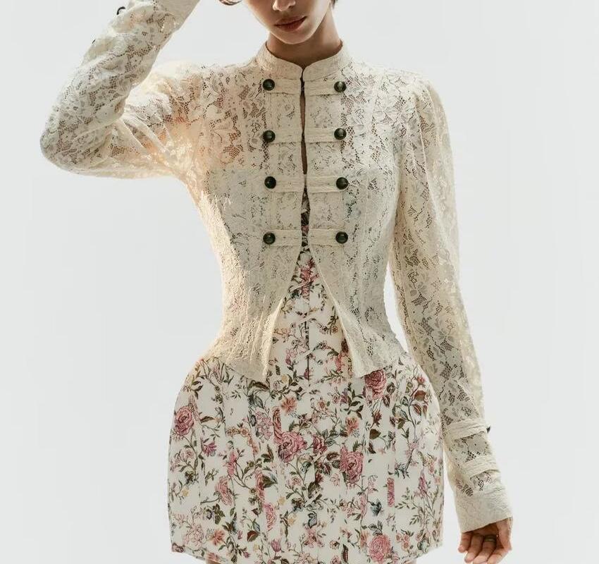 Women's Lace Detail Coat