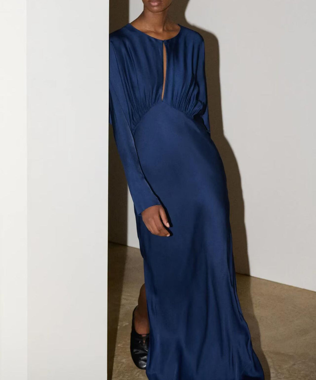 Women's Satin Maxi Dress