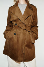 Women's Belted Trench Coat