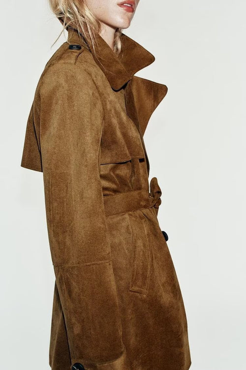 Women's Belted Trench Coat