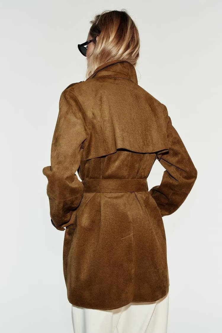 Women's Belted Trench Coat