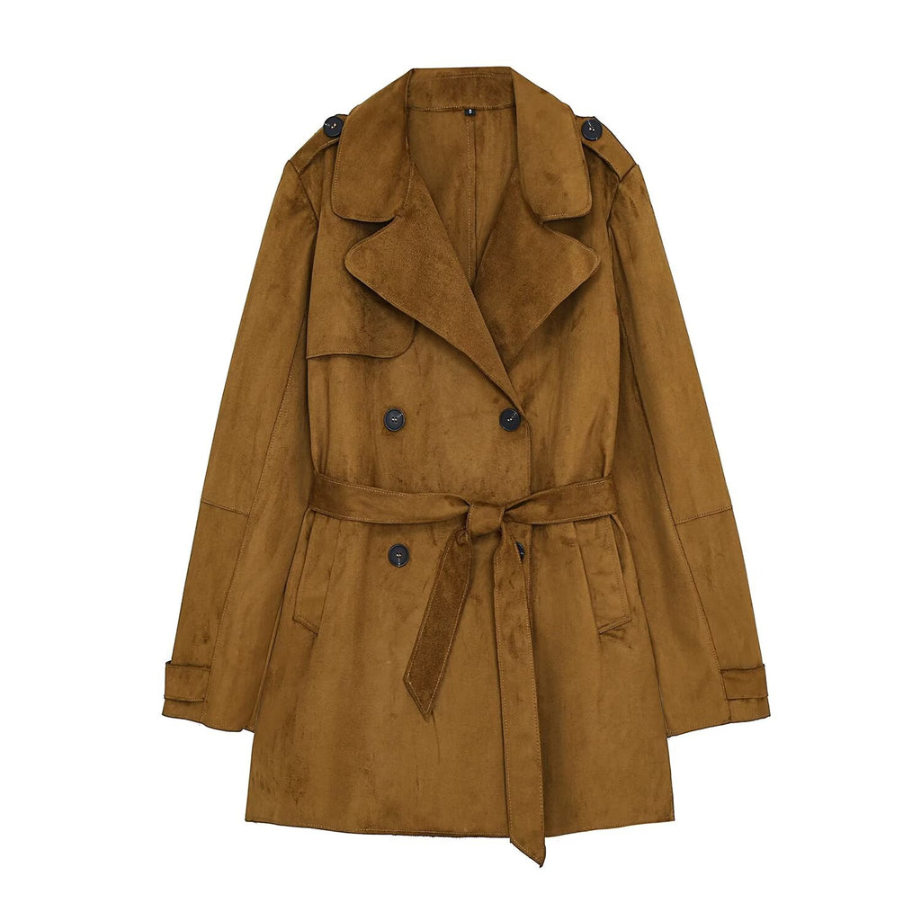 Women's Belted Trench Coat