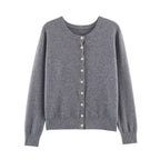 Women's Round-Neck Button Sweater