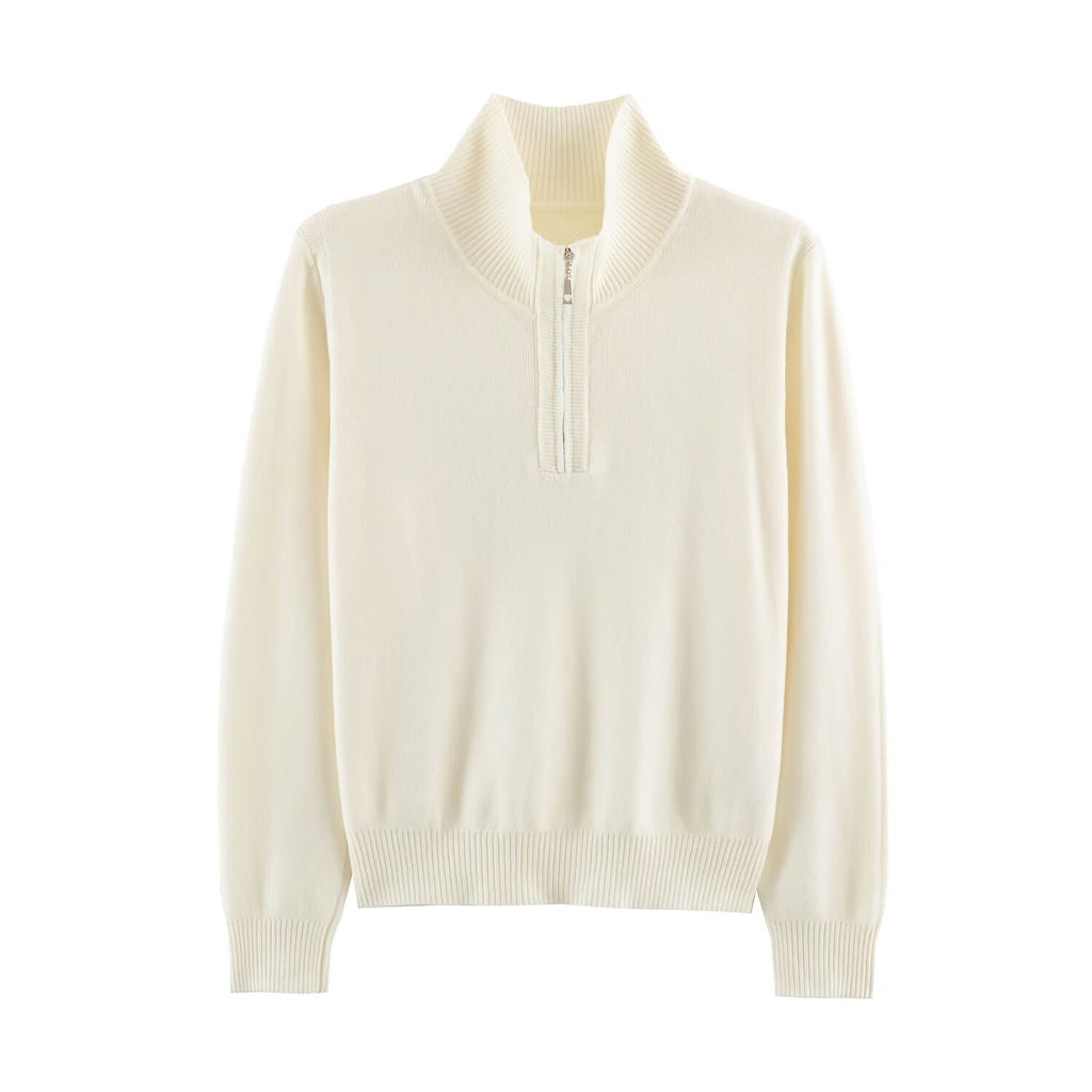 Women's Open-Collar Pullover Sweater