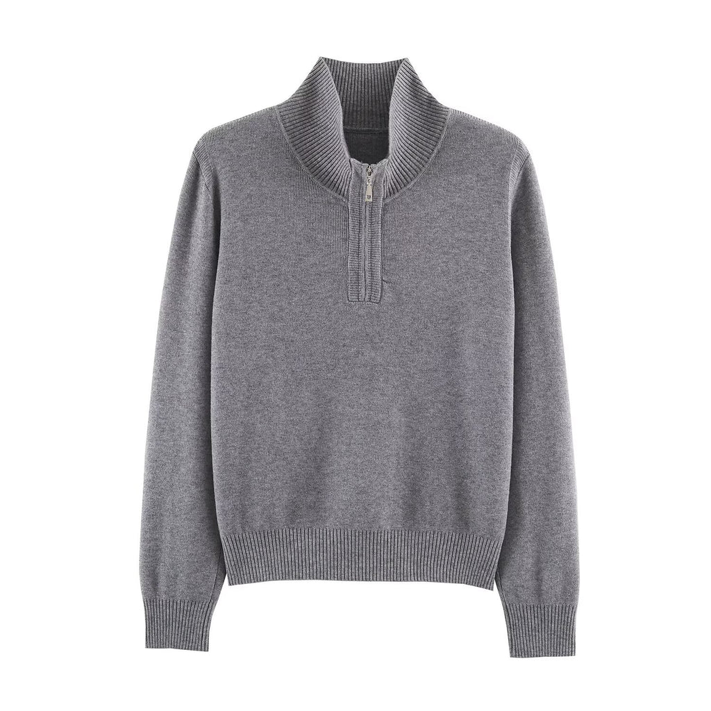 Women's Open-Collar Pullover Sweater