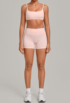 Women's Sand Sports Shorts Set Tight High