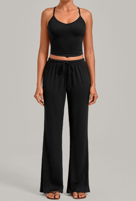 Women's Yoga Top & Pants Set
