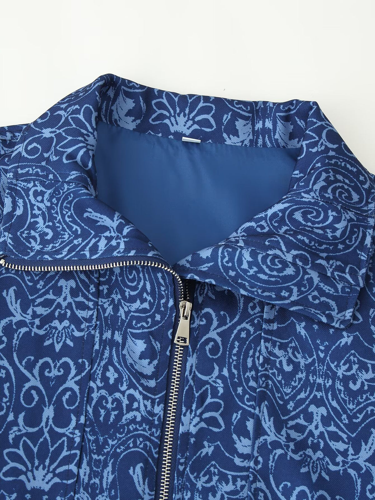 Women's Printed Jacket & Shorts Set