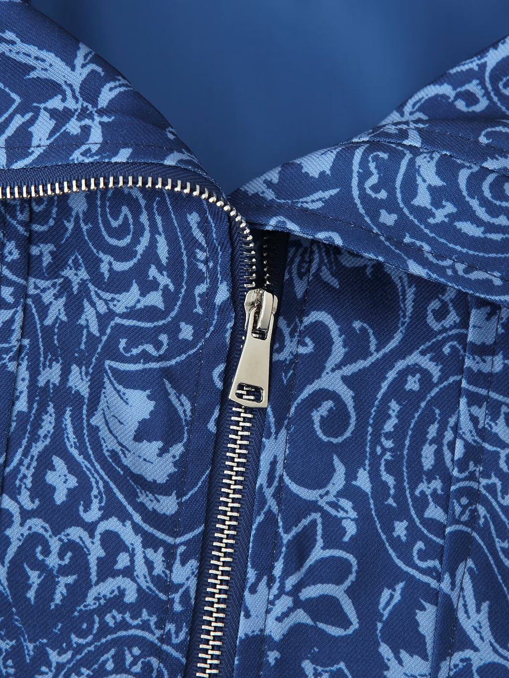 Women's Printed Jacket & Shorts Set