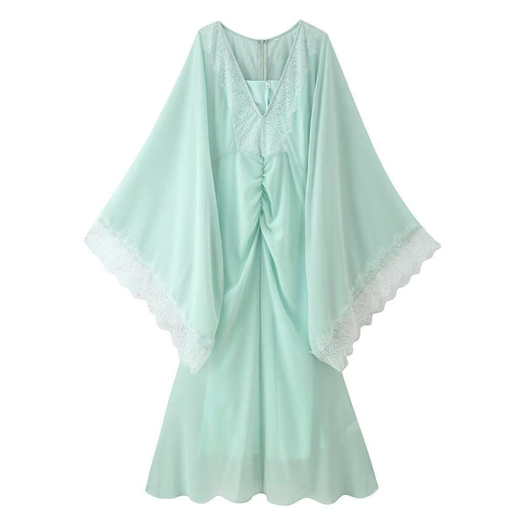 Women's Lace Pleated Dress