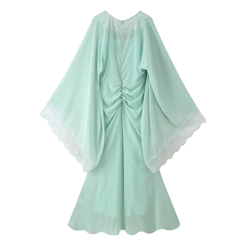 Women's Lace Pleated Dress