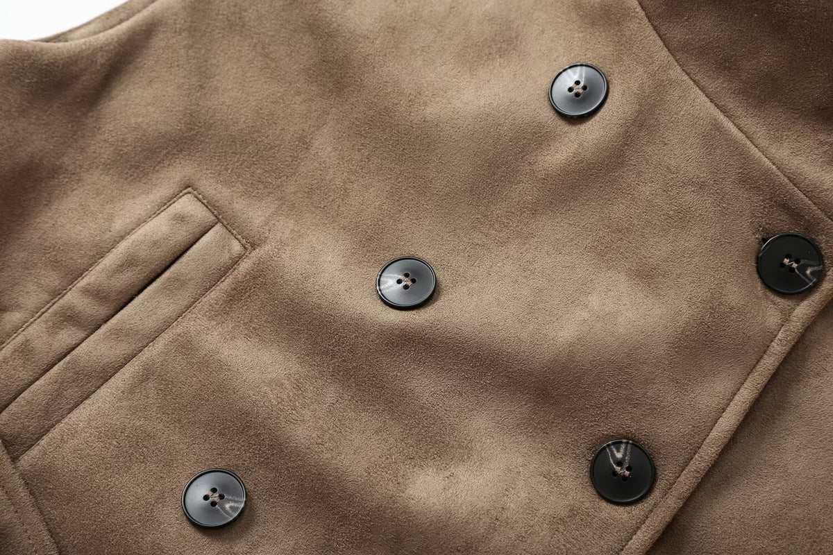 Women's Belted Suede Vest