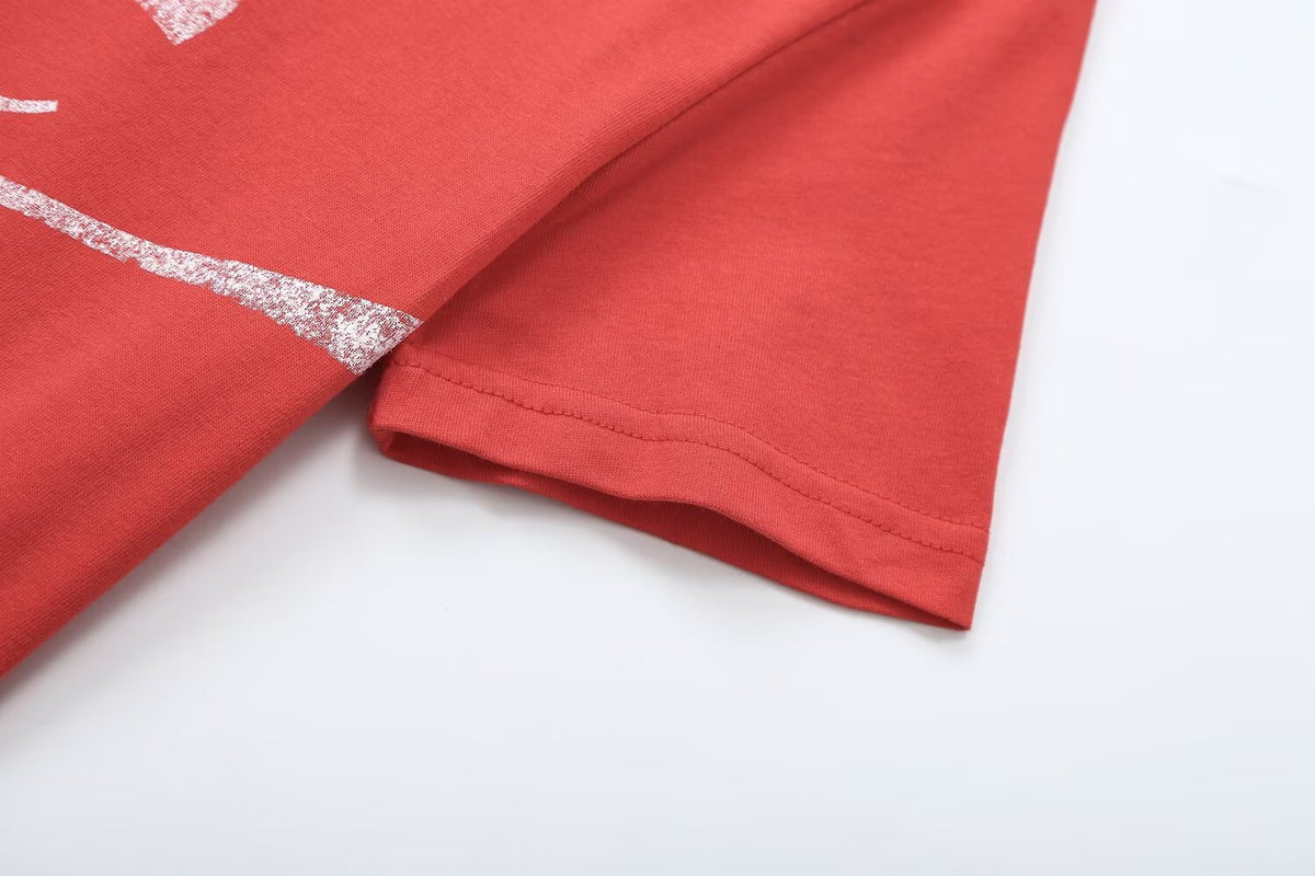 Women's Contrast Print T-Shirt