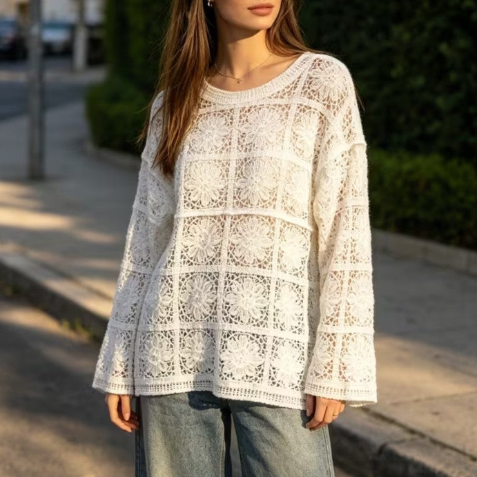 Women's Embroidered Turtleneck Sweater
