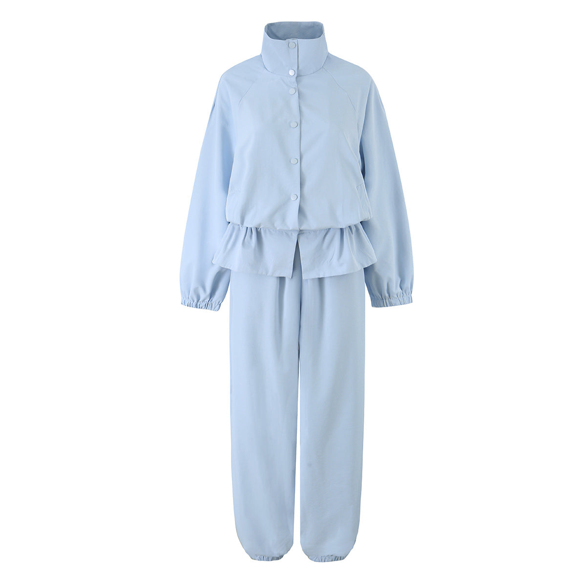 Women's Women Clothing Fall Stand Up Collar Cinched Small Coat