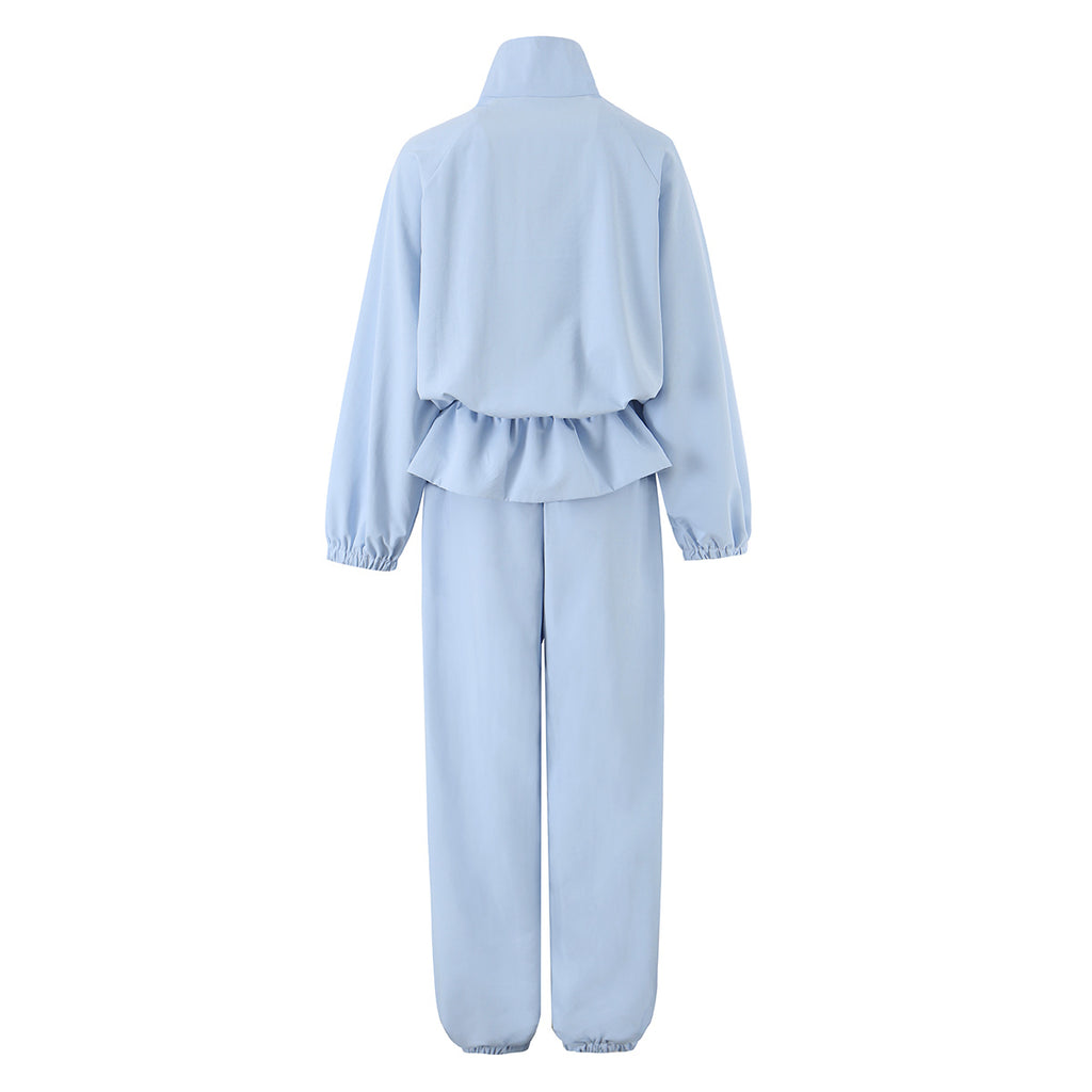 Women's Women Clothing Fall Stand Up Collar Cinched Small Coat