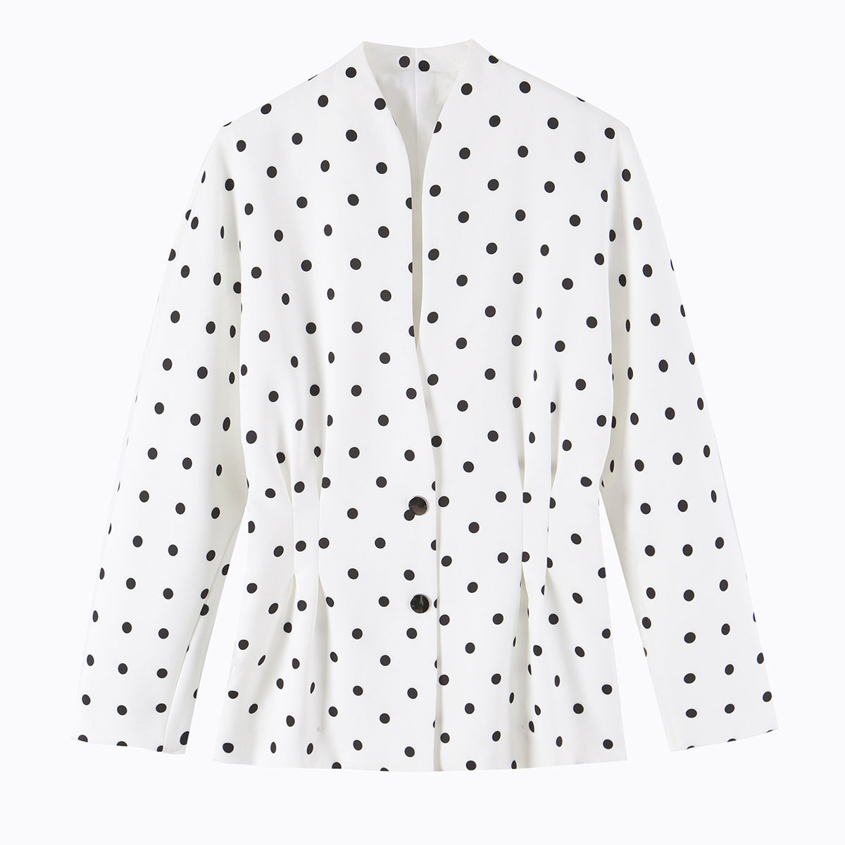 Women's Polka Dot Double Breasted Blazer