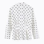 Women's Polka Dot Double Breasted Blazer
