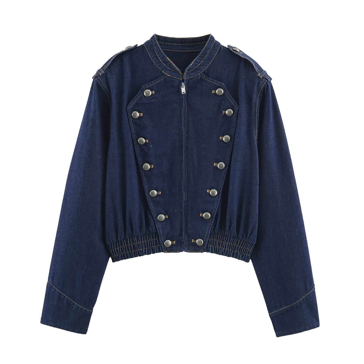Women's Button Detail Denim Jacket