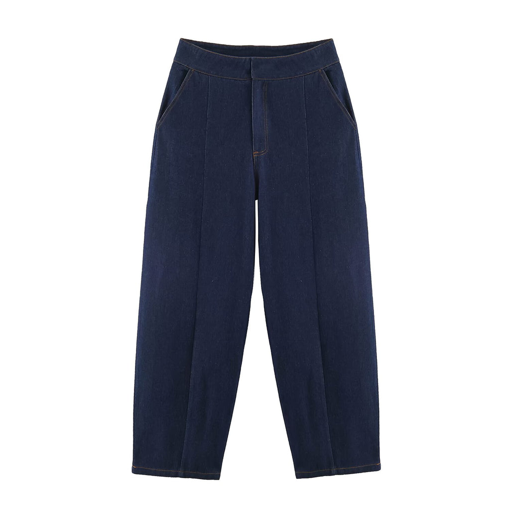 Women's Denim Jacket & Trousers Set