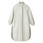 Women's Asymmetrical Long Trench Coat