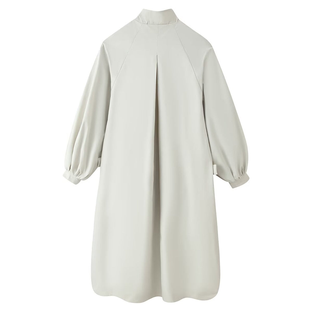 Women's Asymmetrical Long Trench Coat