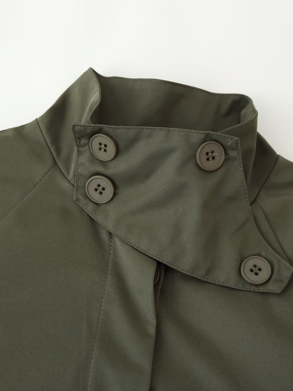 Women's Asymmetrical Long Trench Coat