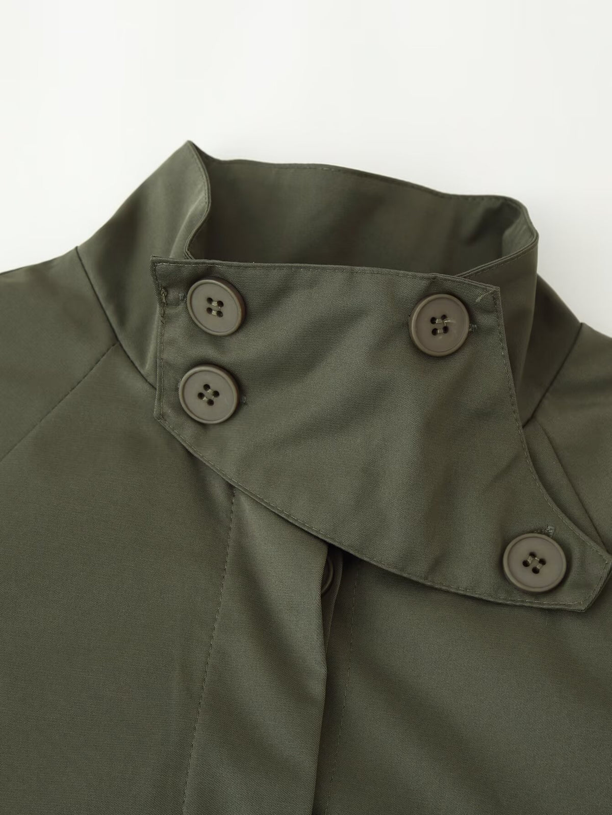 Women's Asymmetrical Long Trench Coat