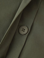 Women's Asymmetrical Long Trench Coat