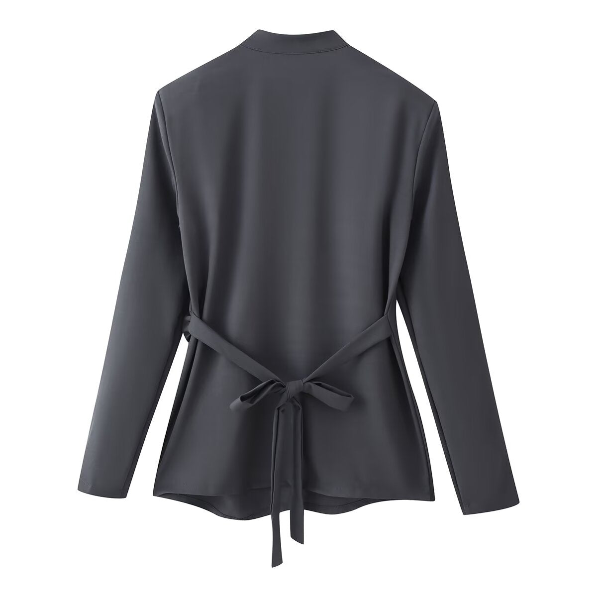 Women's Lace-Up Long-Sleeve Top & Pants Set