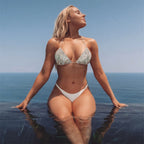 Cross Mirror Bikini Swimwear