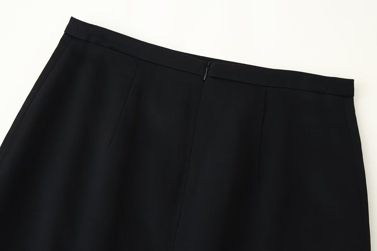Slim-Fit Lace Skirt