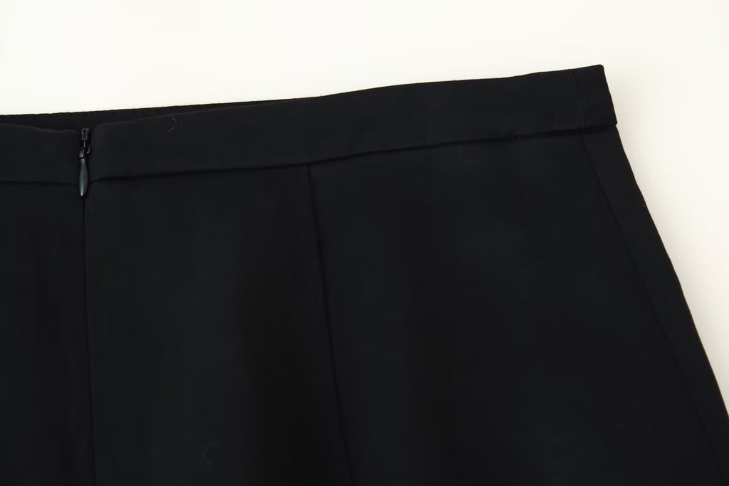 Slim-Fit Lace Skirt