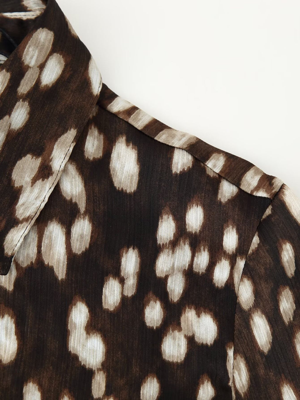 Women's Clothing Retro Straight Cut Bambi Print Shirt