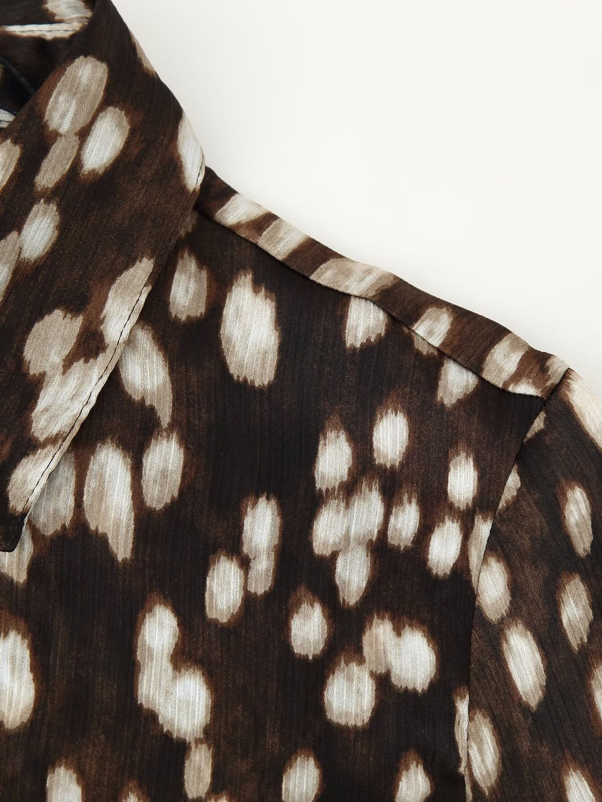 Women's Clothing Retro Straight Cut Bambi Print Shirt
